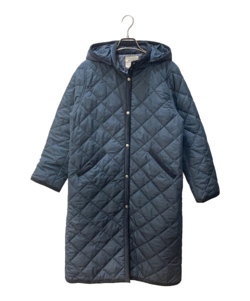 BEAMS HEART（ビームスハート）BEAMS HEART (ビームスハート) フード キルティングコート ネイビー サイズ:Ⅼ 未使用品の古着・服飾アイテム