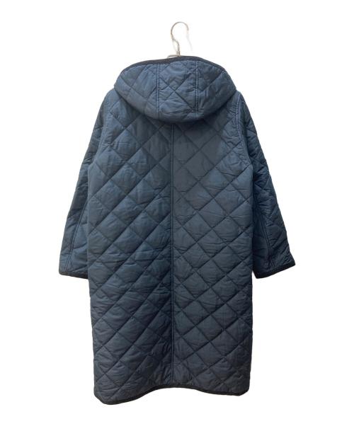 BEAMS HEART（ビームスハート）BEAMS HEART (ビームスハート) フード キルティングコート ネイビー サイズ:Ⅼ 未使用品の古着・服飾アイテム