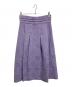 DESIGNWORKS（デザインワークス）の古着「フラワーJQタックスカート」｜パープル