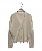 ATONエイトン）の古着「カシミヤシルクVネックカーディガン」｜アイボリー