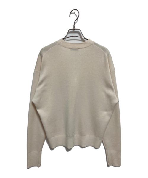 ATON（エイトン）ATON (エイトン) カシミヤシルクVネックカーディガン アイボリー サイズ:02の古着・服飾アイテム