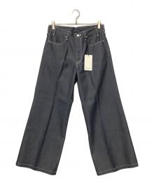 IROQUOIS（イロコイ）の古着「RECYCLE PE DENIM BUGGY PT」｜ネイビー