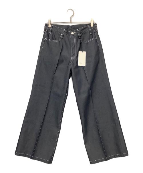 IROQUOIS（イロコイ）IROQUOIS (イロコイ) RECYCLE PE DENIM BUGGY PT ネイビー サイズ:3の古着・服飾アイテム