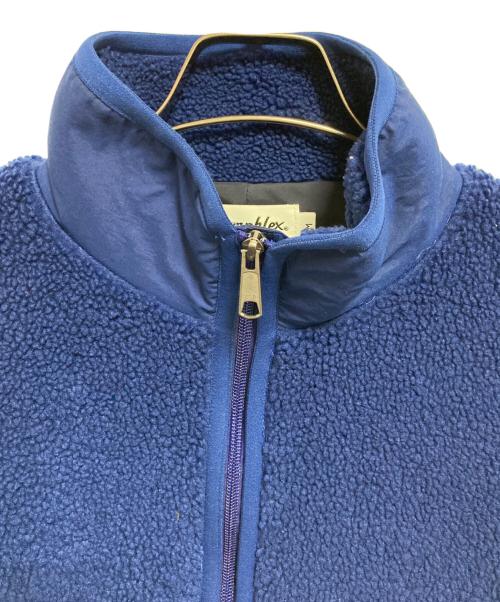 Gymphlex（ジムフレックス）Gymphlex (ジムフレックス) BOL COZY LIGHT BOA BLOUSON ブルー サイズ:Mの古着・服飾アイテム