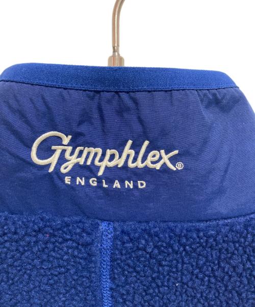 Gymphlex（ジムフレックス）Gymphlex (ジムフレックス) BOL COZY LIGHT BOA BLOUSON ブルー サイズ:Mの古着・服飾アイテム