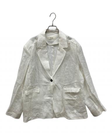 ANUKE アンヌーク Linen Sheer Jacket 36 中古・古着通販】anuke (アンヌーク) Linen Sheer Jacket リネンシアー