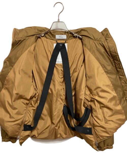 boutique ordinary（ブティークオーディナリー）boutique ordinary (ブティークオーディナリー) デチャッタブルスリーブボンバージャケット ブラウン サイズ:1の古着・服飾アイテム