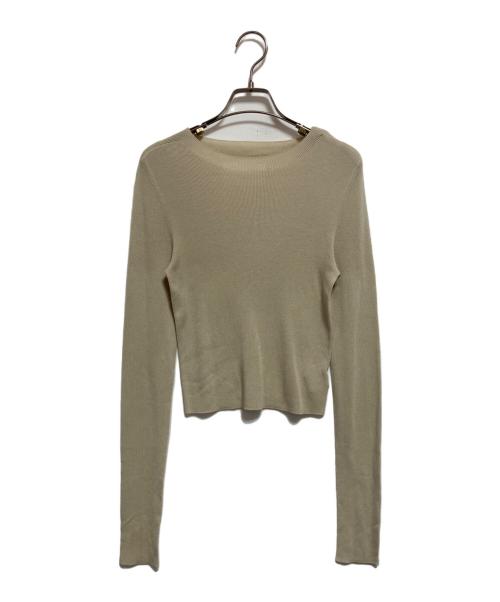 TODAYFUL（トゥデイフル）TODAYFUL (トゥデイフル) Compact Smooth Knit ベージュ サイズ:FREEの古着・服飾アイテム