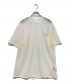 TODAYFULトゥデイフル）の古着「Halfsleeve Sheer T-shirts」｜アイボリー