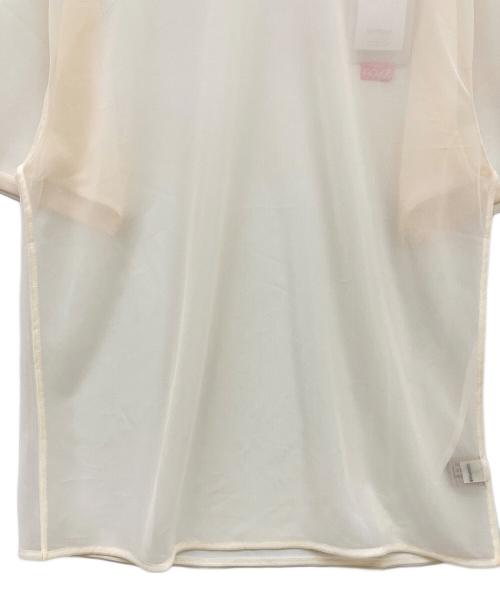 TODAYFUL（トゥデイフル）TODAYFUL (トゥデイフル) Halfsleeve Sheer T-shirts アイボリー サイズ:SIZE Freeの古着・服飾アイテム