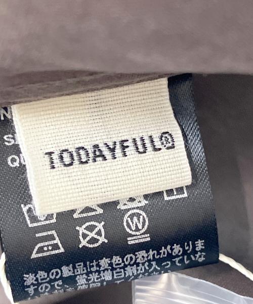TODAYFUL（トゥデイフル）TODAYFUL (トゥデイフル) Cotton Easy Pants ブラウン サイズ:38 未使用品の古着・服飾アイテム