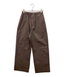 TODAYFUL（トゥデイフル）の古着「Cotton Easy Pants　コットンイージーパンツ」｜ブラウン