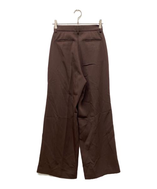 TODAYFUL（トゥデイフル）TODAYFUL (トゥデイフル) Tuck Wide Trousers ブラウン サイズ:36 未使用品の古着・服飾アイテム