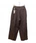 TODAYFUL (トゥデイフル) Tuck Linen Trousers ブラウン サイズ:38 未使用品：8000円