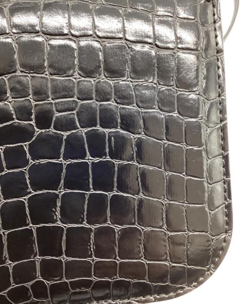 STELLA McCARTNEY（ステラマッカートニー）STELLA McCARTNEY (ステラマッカートニー) ファラベラクロコ型押しチェーンショルダーバッグ ブラックの古着・服飾アイテム