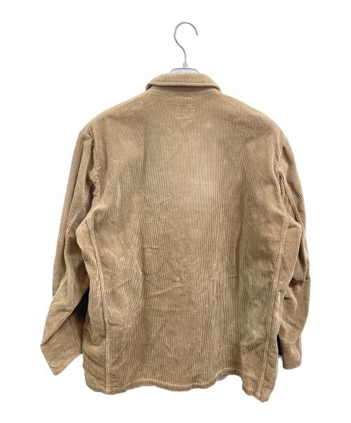 RED EAR（レッドイアー）RED EAR (レッドイアー) ペンキ加工コーデュロイカバーオール ベージュ サイズ:Lの古着・服飾アイテム