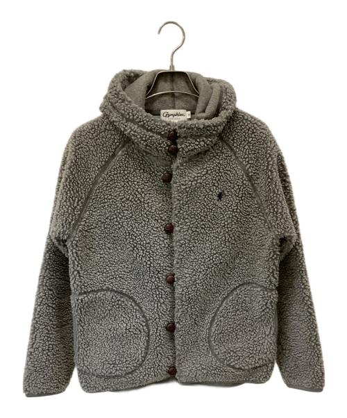 Gymphlex（ジムフレックス）Gymphlex (ジムフレックス) ボアジャケット グレー サイズ:14の古着・服飾アイテム