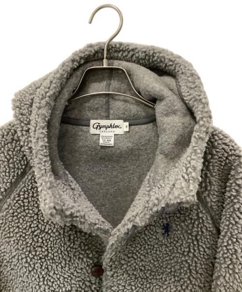 Gymphlex（ジムフレックス）Gymphlex (ジムフレックス) ボアジャケット グレー サイズ:14の古着・服飾アイテム