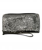 MM6 Maison Margielaエムエムシックスメゾンマルジェラ）の古着「メタリックロングウォレット」