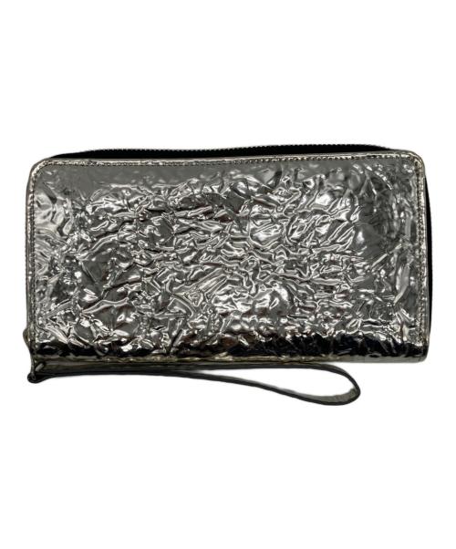MM6 Maison Margiela（エムエムシックスメゾンマルジェラ）MM6 Maison Margiela (エムエムシックスメゾンマルジェラ) メタリックロングウォレットの古着・服飾アイテム