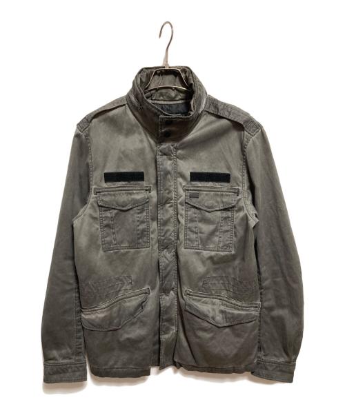 DIESEL（ディーゼル）DIESEL (ディーゼル) エイジングフィールドジャケット グレー サイズ:Lの古着・服飾アイテム