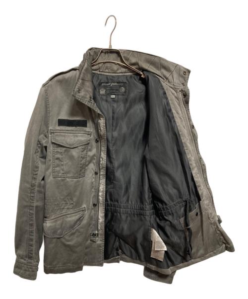 DIESEL（ディーゼル）DIESEL (ディーゼル) エイジングフィールドジャケット グレー サイズ:Lの古着・服飾アイテム