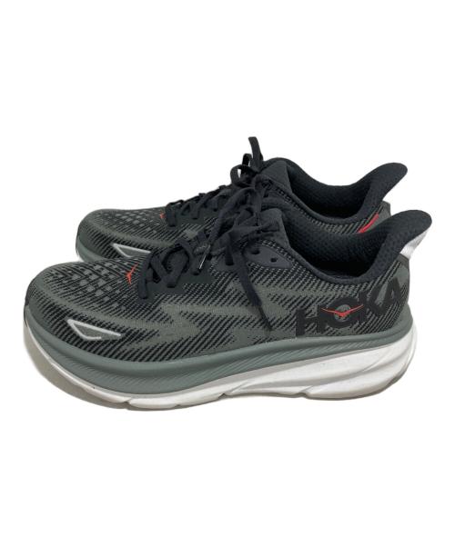 HOKAONEONE（ホカオネオネ）HOKAONEONE (ホカオネオネ) CLIFTON 9 グレー サイズ:27.5の古着・服飾アイテム