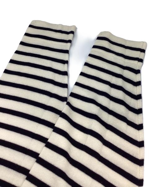 JOHN SMEDLEY（ジョンスメドレー）JOHN SMEDLEY (ジョンスメドレー) ウールボーダーニット アイボリー サイズ:SIZEMの古着・服飾アイテム