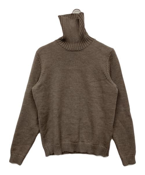 Zanone（ザノーネ）Zanone (ザノーネ) タートルネックニット ベージュ サイズ:50の古着・服飾アイテム