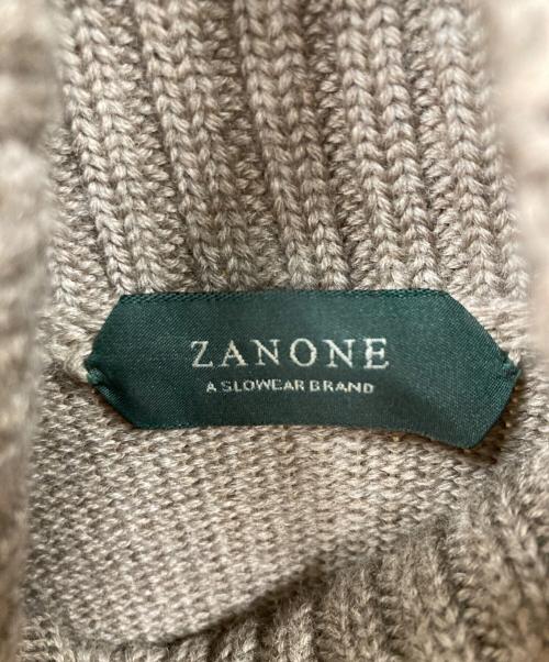 Zanone（ザノーネ）Zanone (ザノーネ) タートルネックニット ベージュ サイズ:50の古着・服飾アイテム