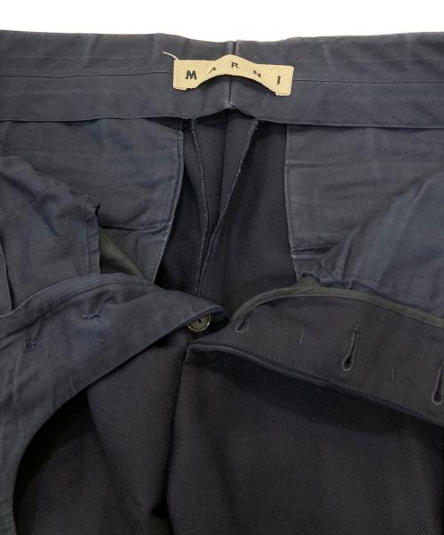 MARNI（マルニ）MARNI (マルニ) ウールスラックス ネイビー サイズ:50の古着・服飾アイテム