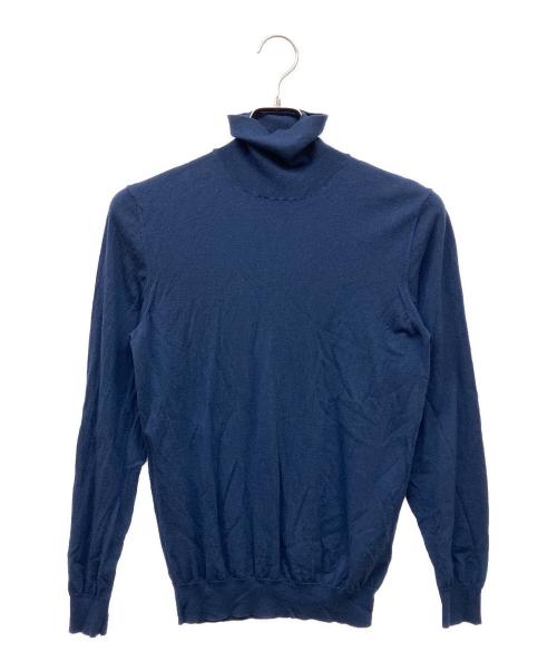 Drumohr（ドルモア）Drumohr (ドルモア) タートルネックニット ネイビー サイズ:48の古着・服飾アイテム