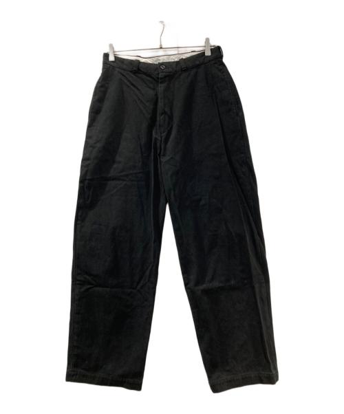 MARKA（マーカ）MARKA (マーカ) オーガニックコットンギャバ / U.S.アーミーチノトラウザー ブラック サイズ:2の古着・服飾アイテム