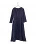 fog linen work (フォグリネンワーク) 北欧、暮らしの道具店 (ホクオウ、グラシノドウグテン) 別注 ストライプリネンワンピース ネイビー×ホワイト サイズ:-：11000円