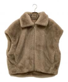 SEADRAKE（シードレイク）の古着「エコファーベスト」｜ベージュ