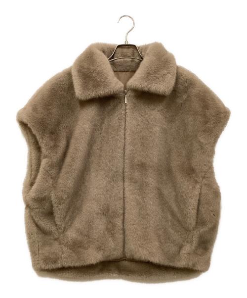 SEADRAKE（シードレイク）SEADRAKE (シードレイク) エコファーベスト ベージュ サイズ:SIZE 38の古着・服飾アイテム