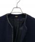 中古・古着 MUSE de Deuxieme Classe (ミューズ ドゥーズィエム クラス) chain tweed ジャケット ネイビー サイズ:Free：25000円