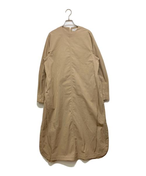HYKE（ハイク）HYKE (ハイク) TASLAN TWILL DRESS ベージュ サイズ:1の古着・服飾アイテム