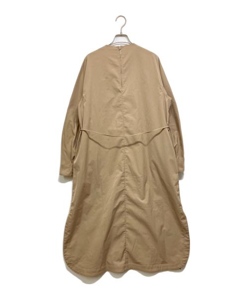 HYKE（ハイク）HYKE (ハイク) TASLAN TWILL DRESS ベージュ サイズ:1の古着・服飾アイテム
