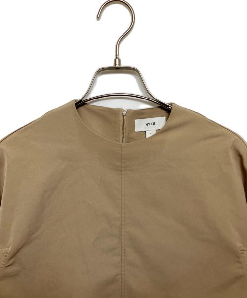 HYKE（ハイク）HYKE (ハイク) TASLAN TWILL DRESS ベージュ サイズ:1の古着・服飾アイテム