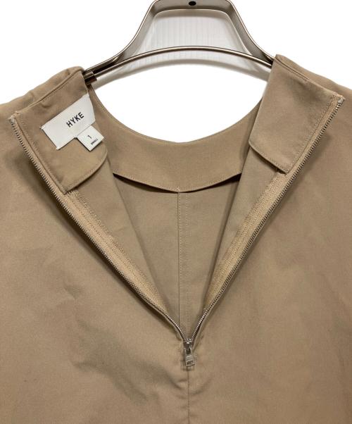 HYKE（ハイク）HYKE (ハイク) TASLAN TWILL DRESS ベージュ サイズ:1の古着・服飾アイテム