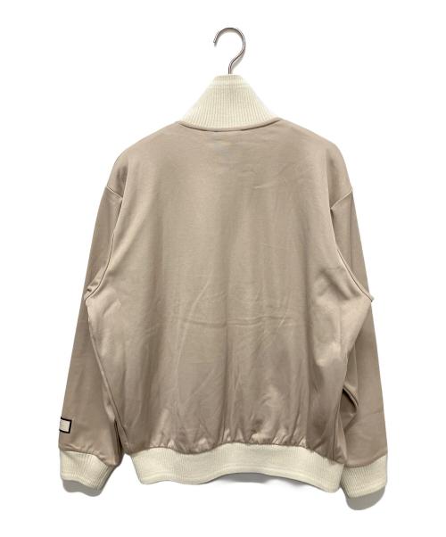 KITH（キス）KITH (キス) adidas (アディダス) 25SS Football Track Suit Top/ジップアップトラックジャケット ベージュ×ホワイト サイズ:Mの古着・服飾アイテム