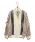 KITH（キス）の古着「25SS Football Track Suit Top/ジップアップトラックジャケット」｜ベージュ×ホワイト