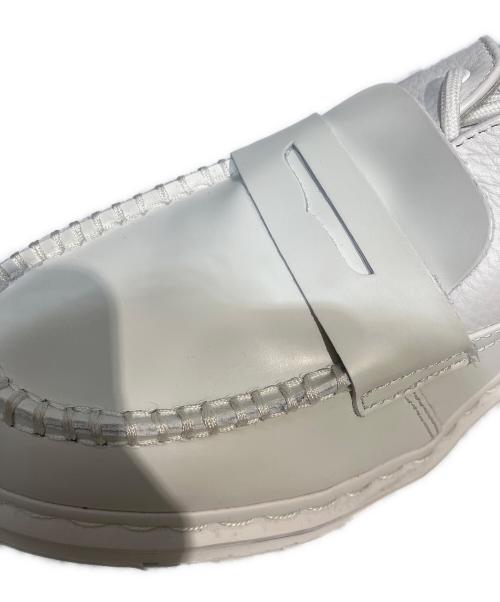 Dr.Martens（ドクターマーチン）Dr.Martens (ドクターマーチン) MM6 Maison Margiela (エムエムシックスメゾンマルジェラ) ローファーシューズ ホワイト サイズ:SIZE41の古着・服飾アイテム