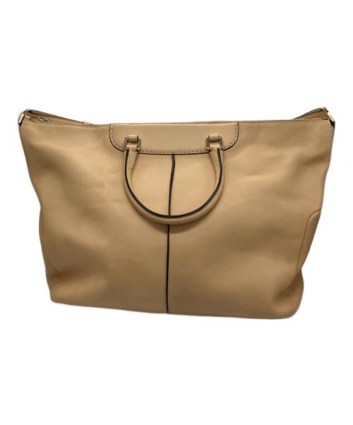 TOD'S（トッズ）TOD'S (トッズ) 2WAYバッグ ベージュの古着・服飾アイテム