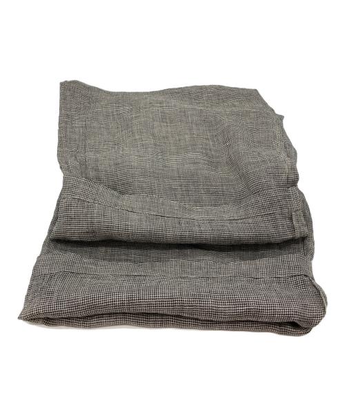 journal standard luxe（ジャーナルスタンダード ラックス）JOURNAL STANDARD LUXE (ジャーナルスタンダード ラックス) 60リネンガーゼタックパンツ ブラック サイズ:FREEの古着・服飾アイテム