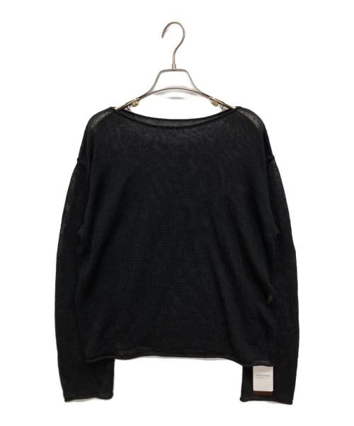 Plage（プラージュ）Plage (プラージュ) Li/Ny simple プルオーバー シアーニット ブラック サイズ:Free 未使用品の古着・服飾アイテム