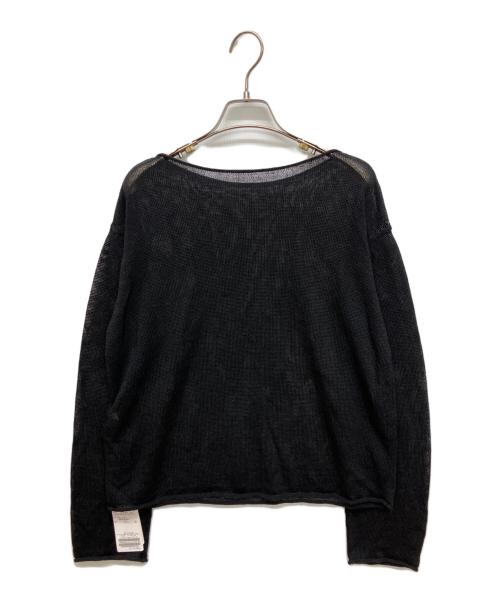 Plage（プラージュ）Plage (プラージュ) Li/Ny simple プルオーバー シアーニット ブラック サイズ:Free 未使用品の古着・服飾アイテム