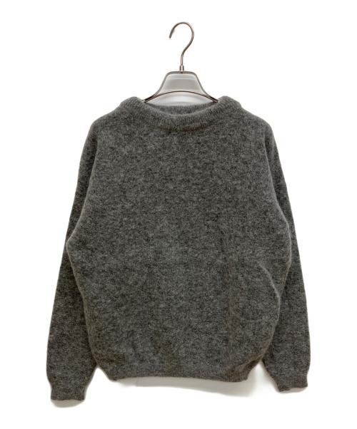 Acne studios（アクネ ストゥディオズ）Acne studios (アクネ ストゥディオス) DRAMATIC MOH　ウールクルーネックニット グレー サイズ:XSの古着・服飾アイテム