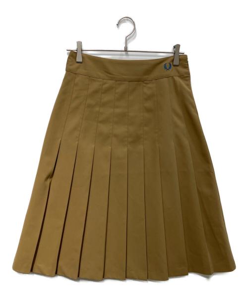 FRED PERRY（フレッドペリー）FRED PERRY (フレッドペリー) BEAMS (ビームス) 別注Tennis Pleats Skirt カーキ サイズ:UK10の古着・服飾アイテム